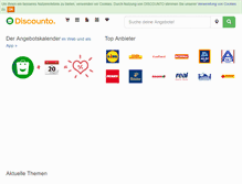 Tablet Screenshot of discounto.de
